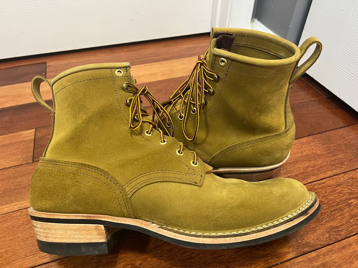 Photo by SpydercoMariner on April 12, 2026 of the Nicks Robert in Seidel Weathershield Coyote Roughout.