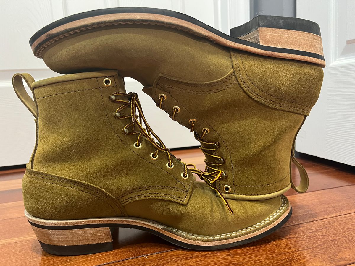 Photo by SpydercoMariner on April 12, 2026 of the Nicks Robert in Seidel Weathershield Coyote Roughout.