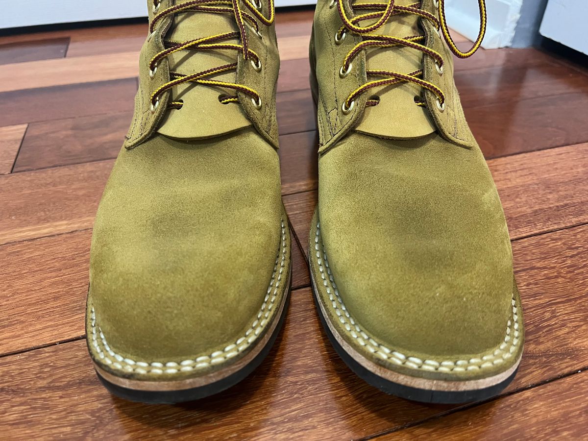 Photo by SpydercoMariner on April 12, 2026 of the Nicks Robert in Seidel Weathershield Coyote Roughout.