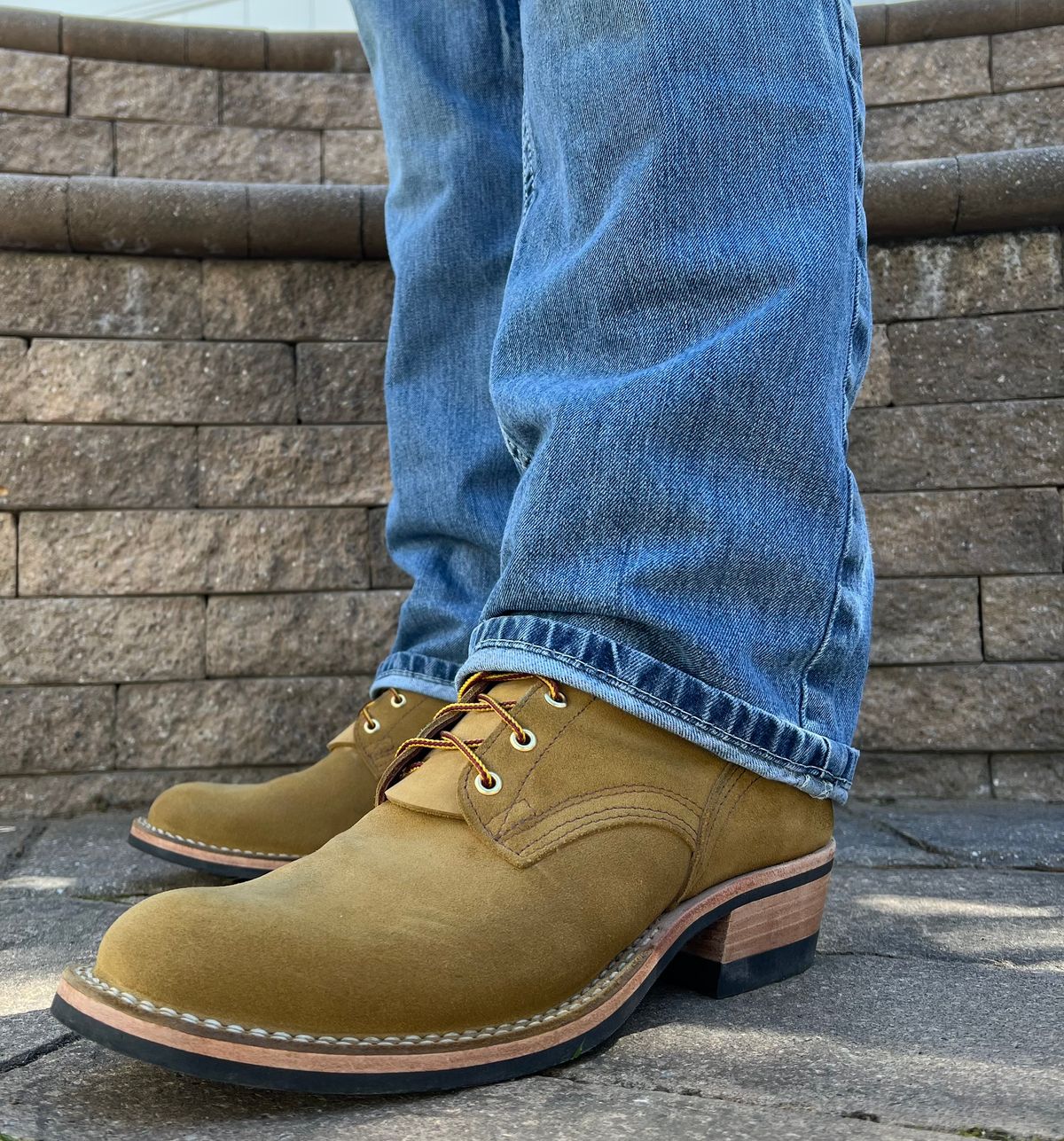 Photo by SpydercoMariner on April 11, 2026 of the Nicks Robert in Seidel Weathershield Coyote Roughout.