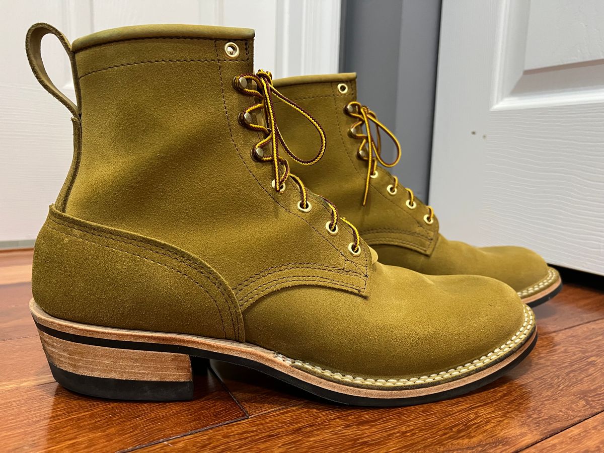 Photo by SpydercoMariner on May 3, 2026 of the Nicks Robert in Seidel Weathershield Coyote Roughout.