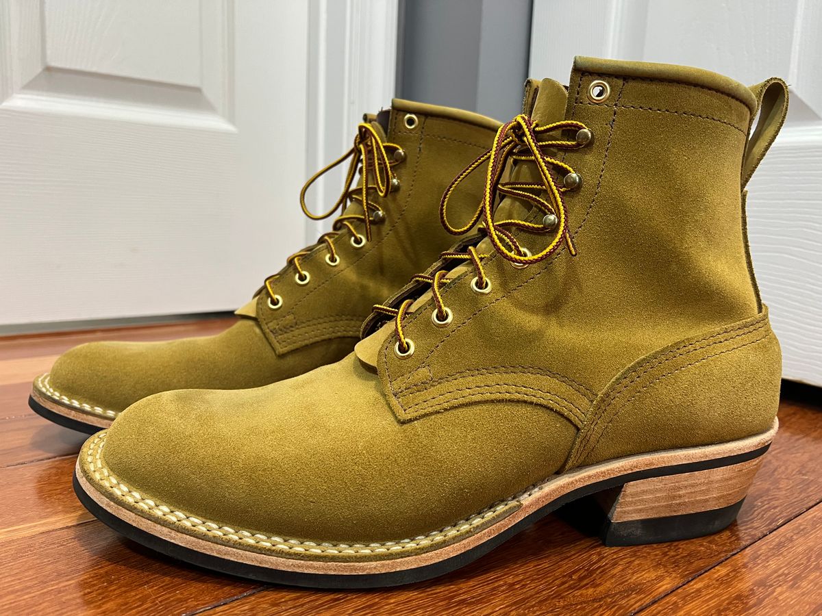 Photo by SpydercoMariner on May 3, 2026 of the Nicks Robert in Seidel Weathershield Coyote Roughout.