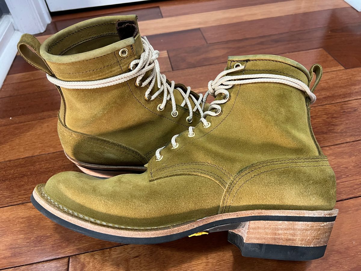 Photo by SpydercoMariner on June 1, 2026 of the Nicks Robert in Seidel Weathershield Coyote Roughout.