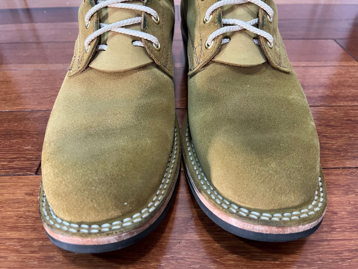Photo by SpydercoMariner on June 1, 2026 of the Nicks Robert in Seidel Weathershield Coyote Roughout.