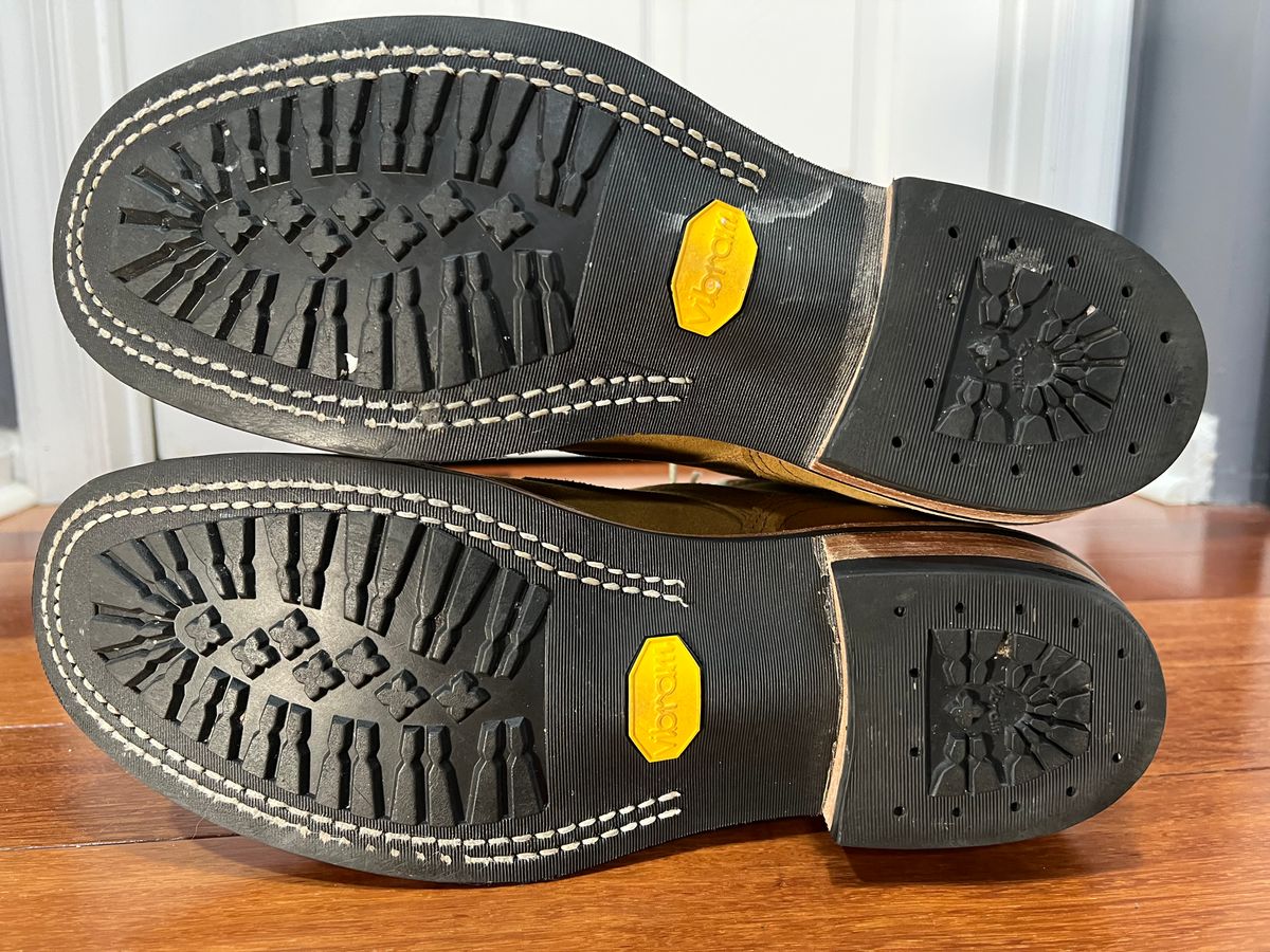 Photo by SpydercoMariner on June 1, 2026 of the Nicks Robert in Seidel Weathershield Coyote Roughout.