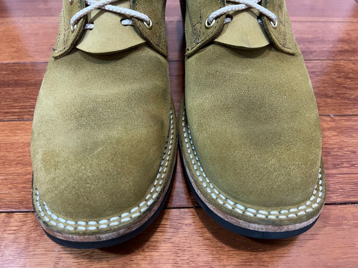 Photo by SpydercoMariner on July 3, 2026 of the Nicks Robert in Seidel Weathershield Coyote Roughout.
