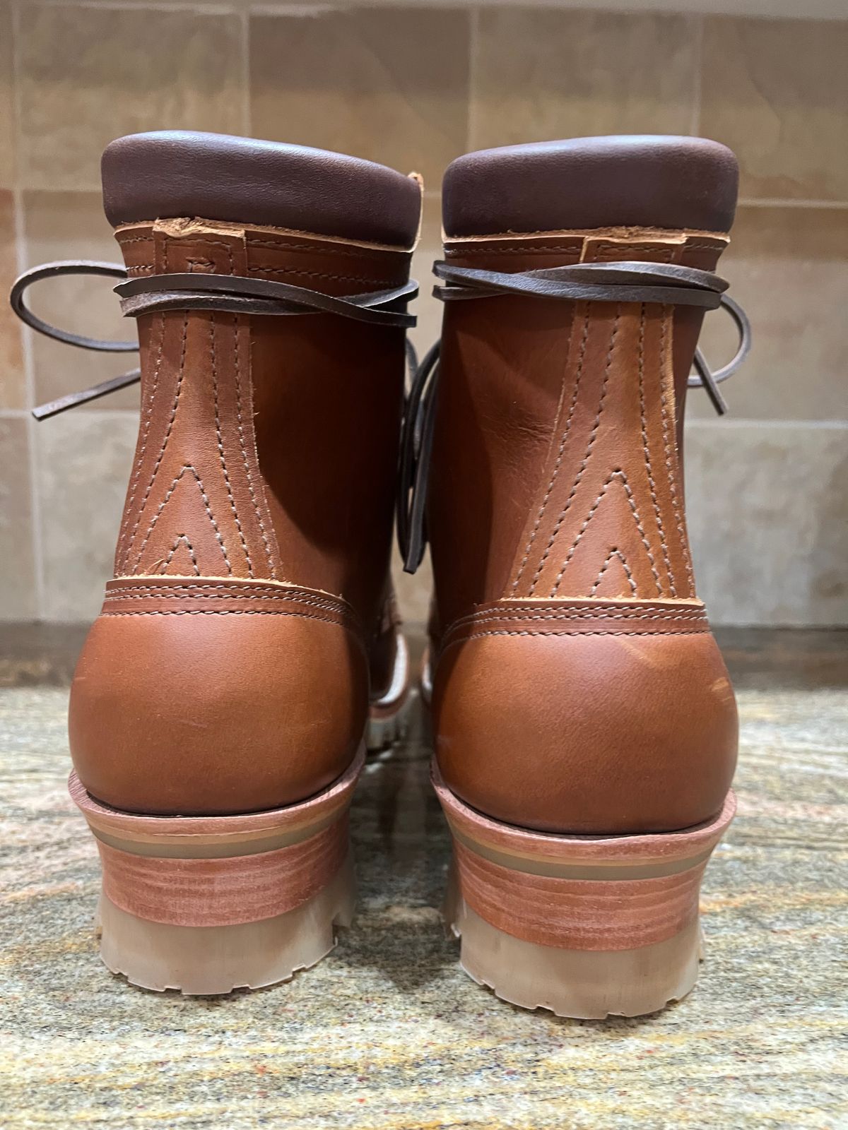 Photo by SpydercoMariner on July 10, 2025 of the Nicks MTO in Horween Rio Latigo.