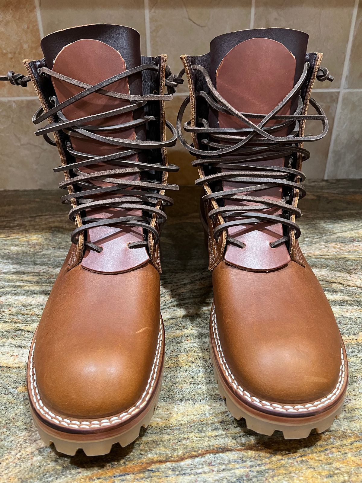 Photo by SpydercoMariner on October 1, 2025 of the Nicks MTO in Horween Rio Latigo.