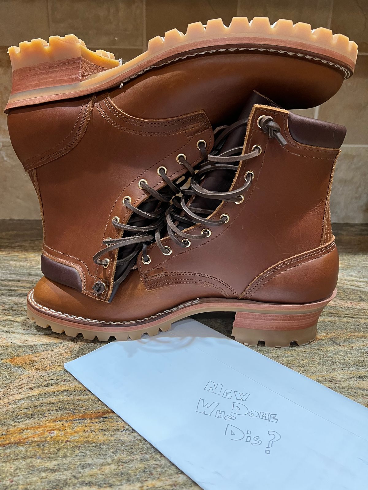 Photo by SpydercoMariner on October 1, 2025 of the Nicks MTO in Horween Rio Latigo.