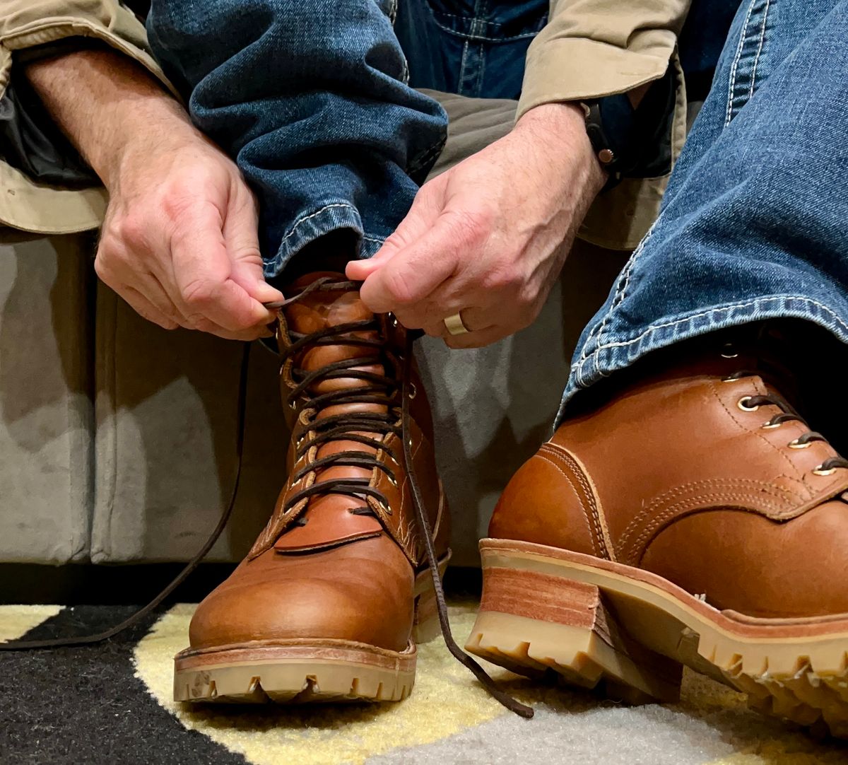 Photo by SpydercoMariner on November 1, 2025 of the Nicks MTO in Horween Rio Latigo.