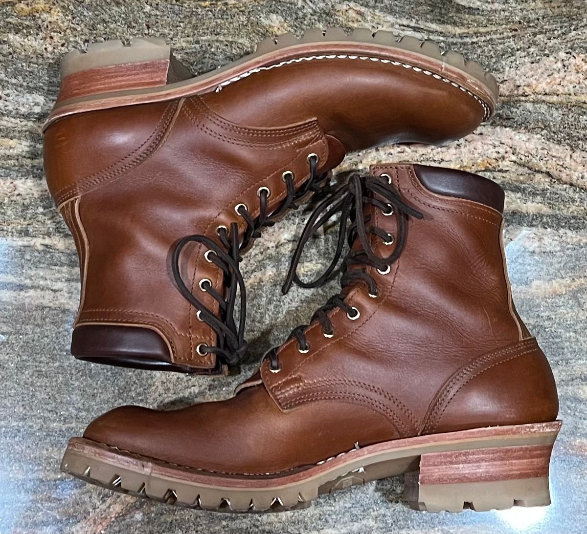 Photo by SpydercoMariner on November 1, 2025 of the Nicks MTO in Horween Rio Latigo.