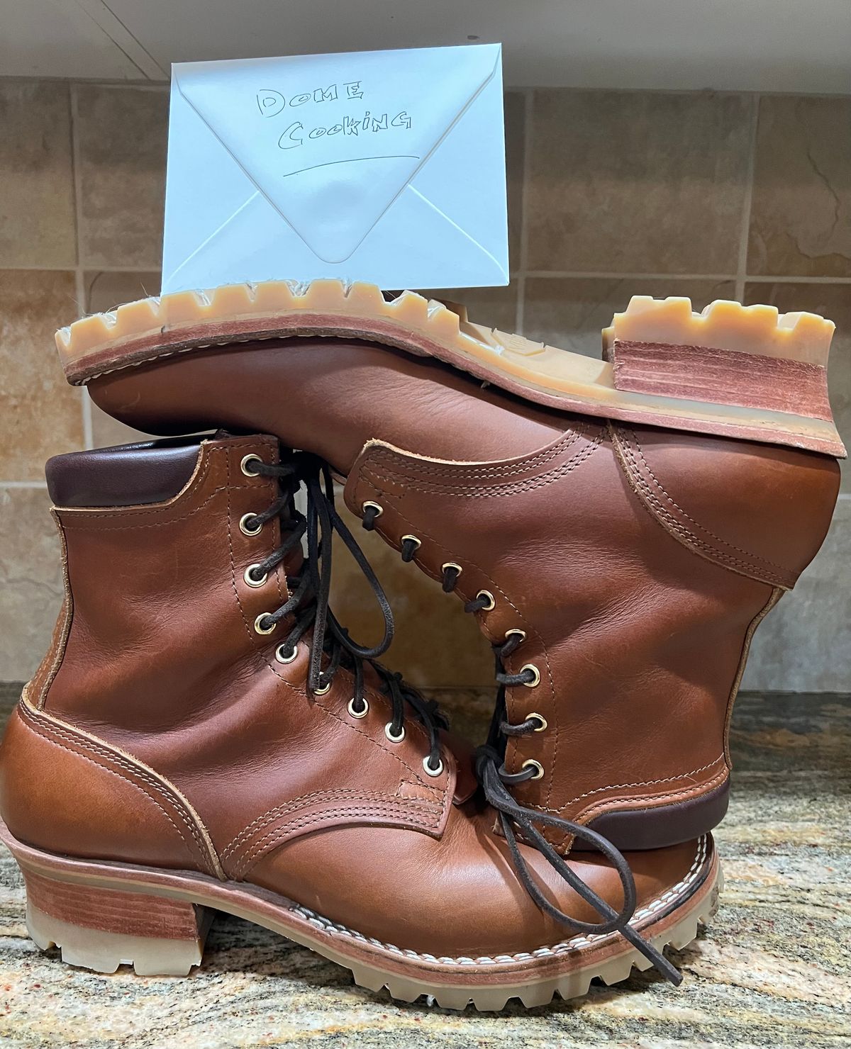 Photo by SpydercoMariner on November 1, 2025 of the Nicks MTO in Horween Rio Latigo.