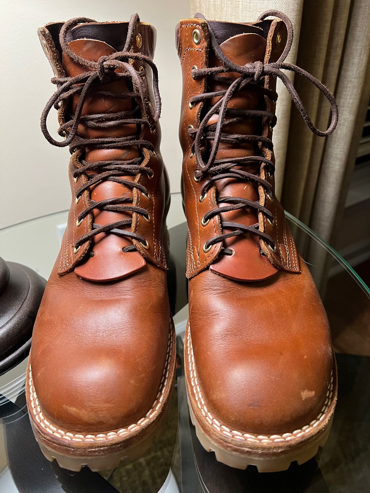 Photo by SpydercoMariner on December 2, 2025 of the Nicks MTO in Horween Rio Latigo.