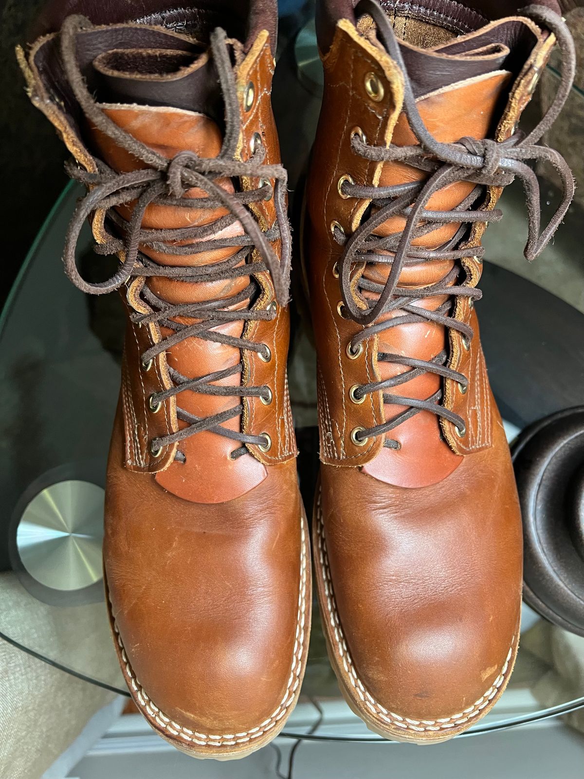 Photo by SpydercoMariner on December 2, 2025 of the Nicks MTO in Horween Rio Latigo.