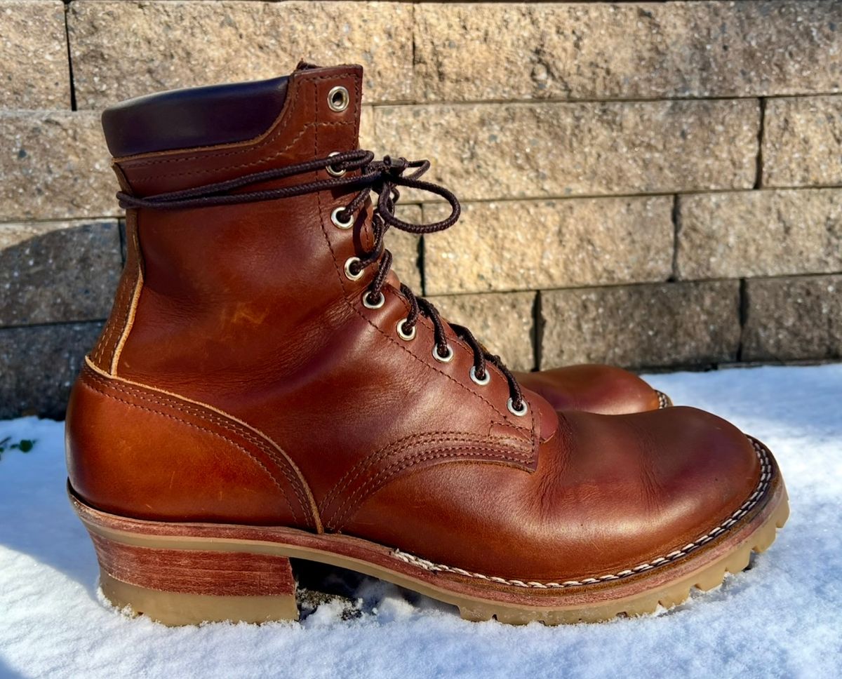 Photo by SpydercoMariner on January 1, 2026 of the Nicks MTO in Horween Rio Latigo.