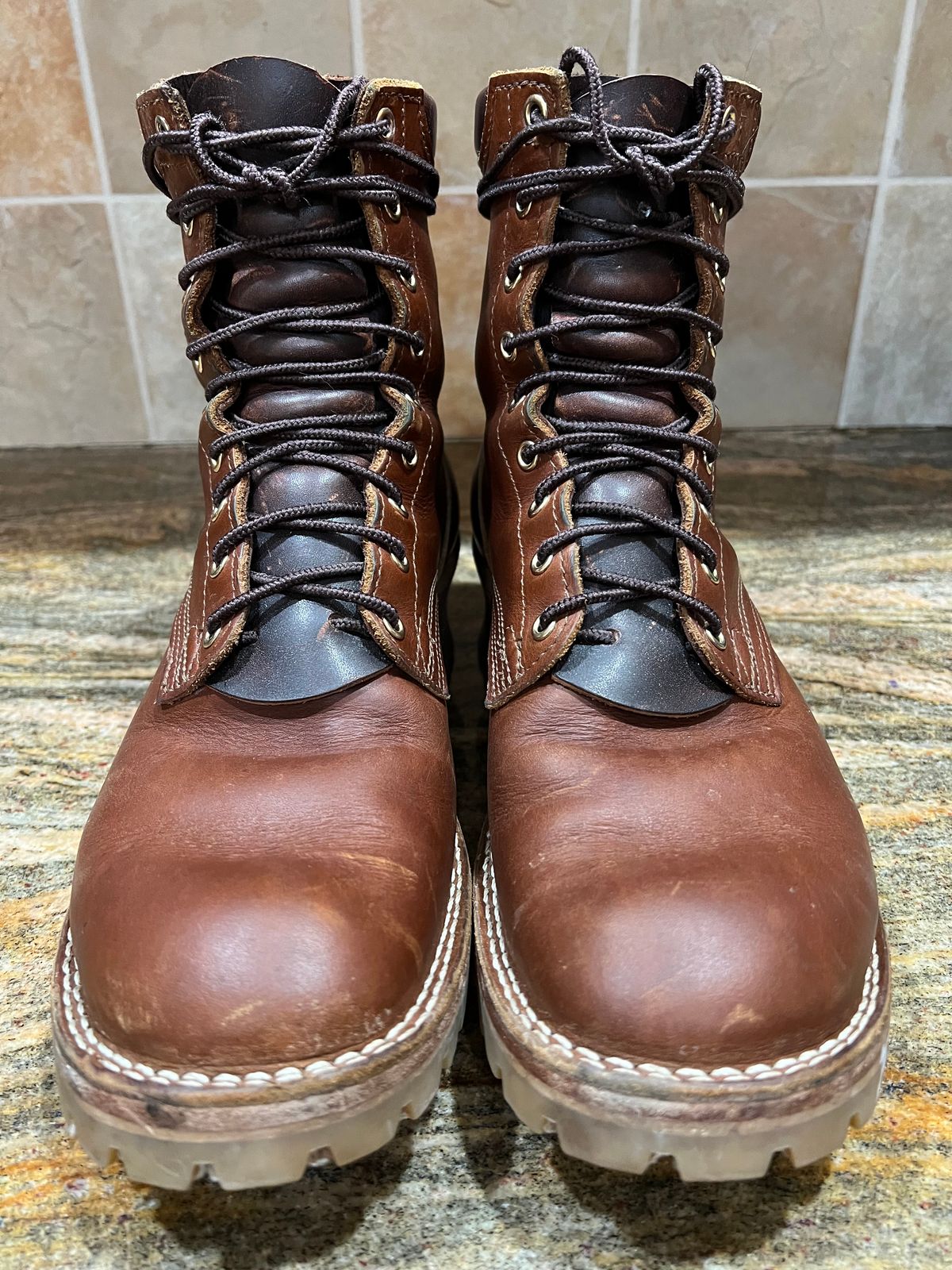 Photo by SpydercoMariner on February 1, 2026 of the Nicks MTO in Horween Rio Latigo.