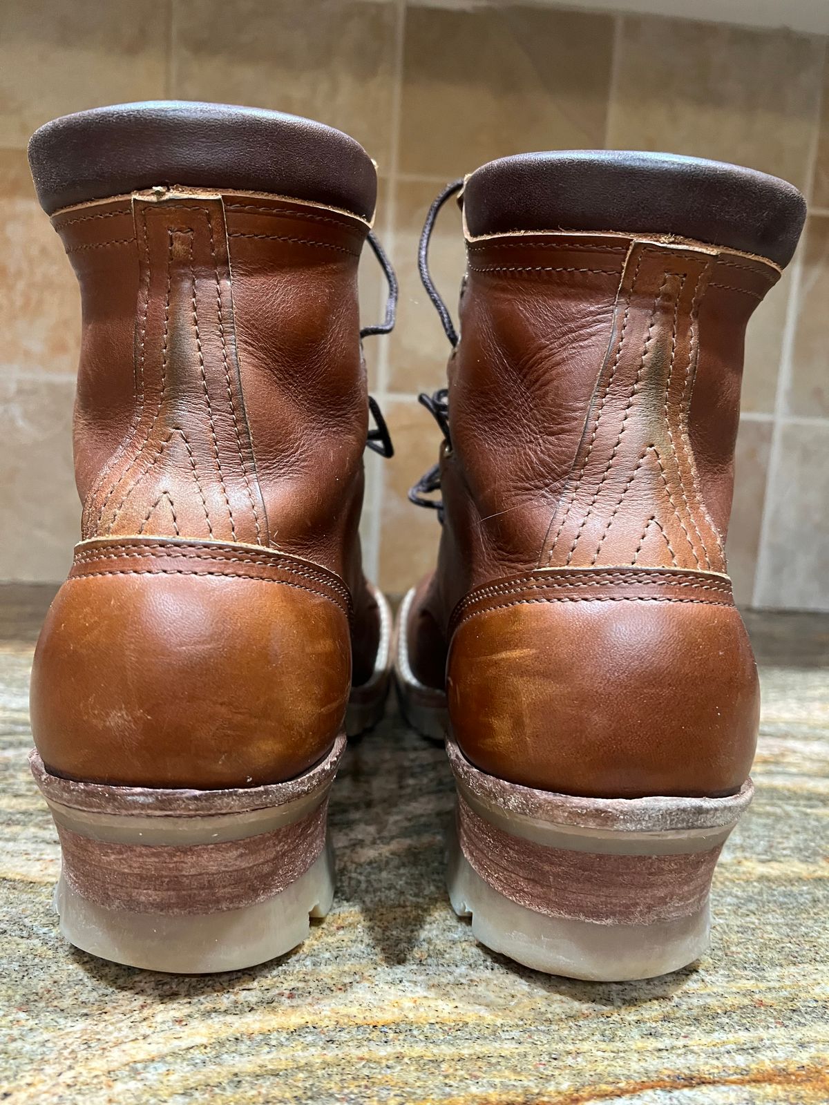 Photo by SpydercoMariner on March 4, 2026 of the Nicks MTO in Horween Rio Latigo.