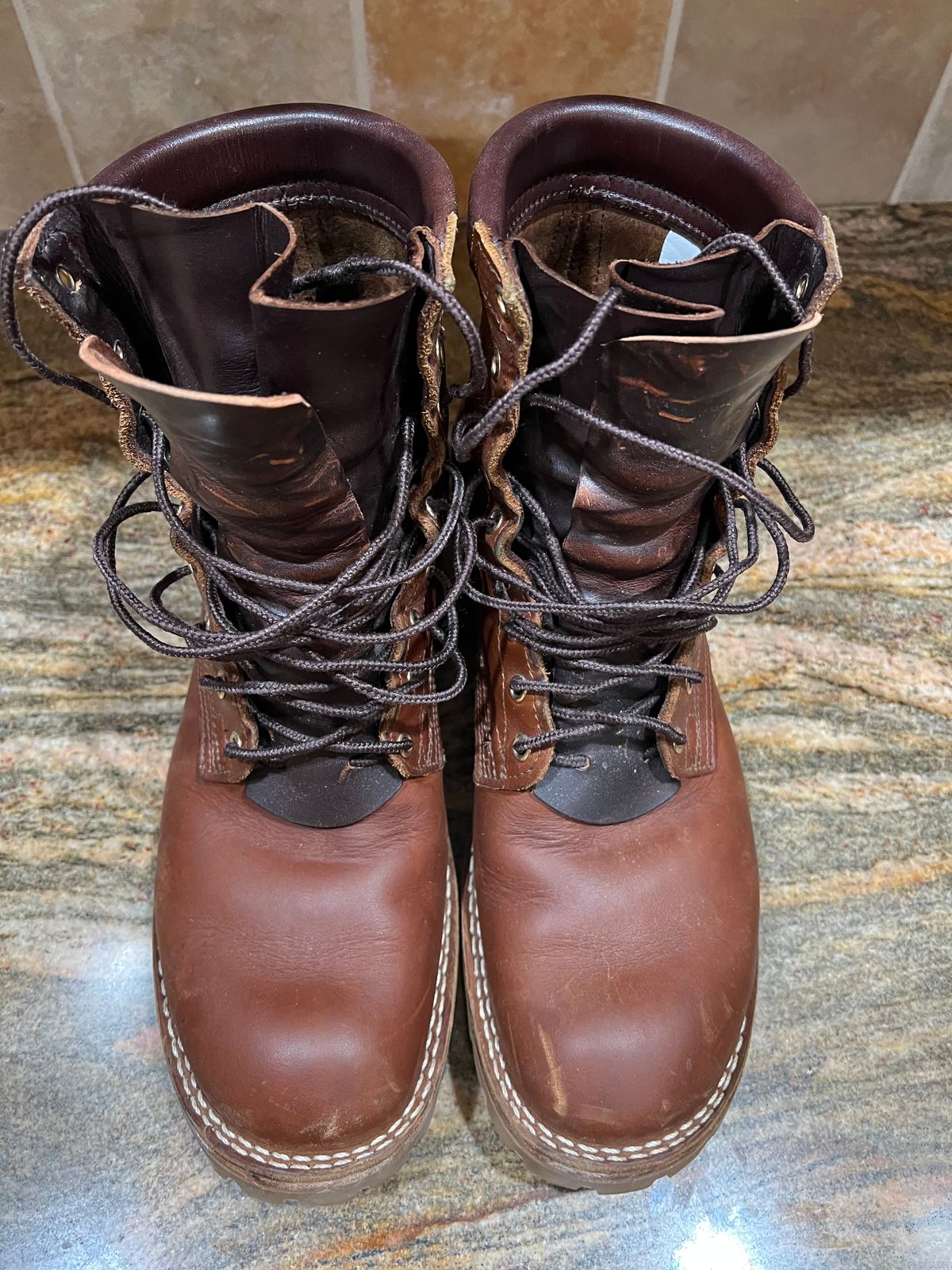 Photo by SpydercoMariner on March 4, 2026 of the Nicks MTO in Horween Rio Latigo.