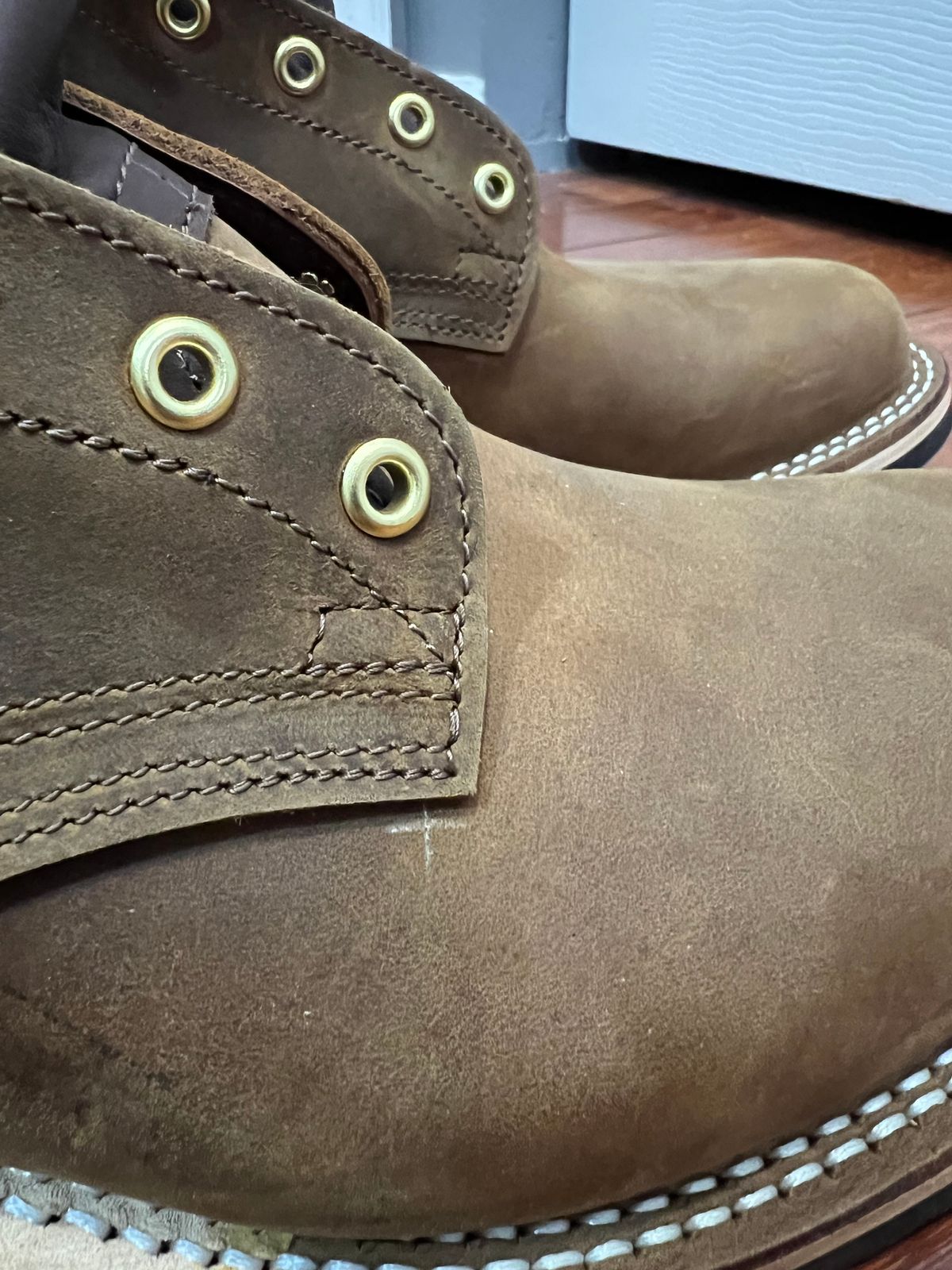 Photo by SpydercoMariner on February 21, 2026 of the Nicks Robert in Seidel WeatherShield Brown.