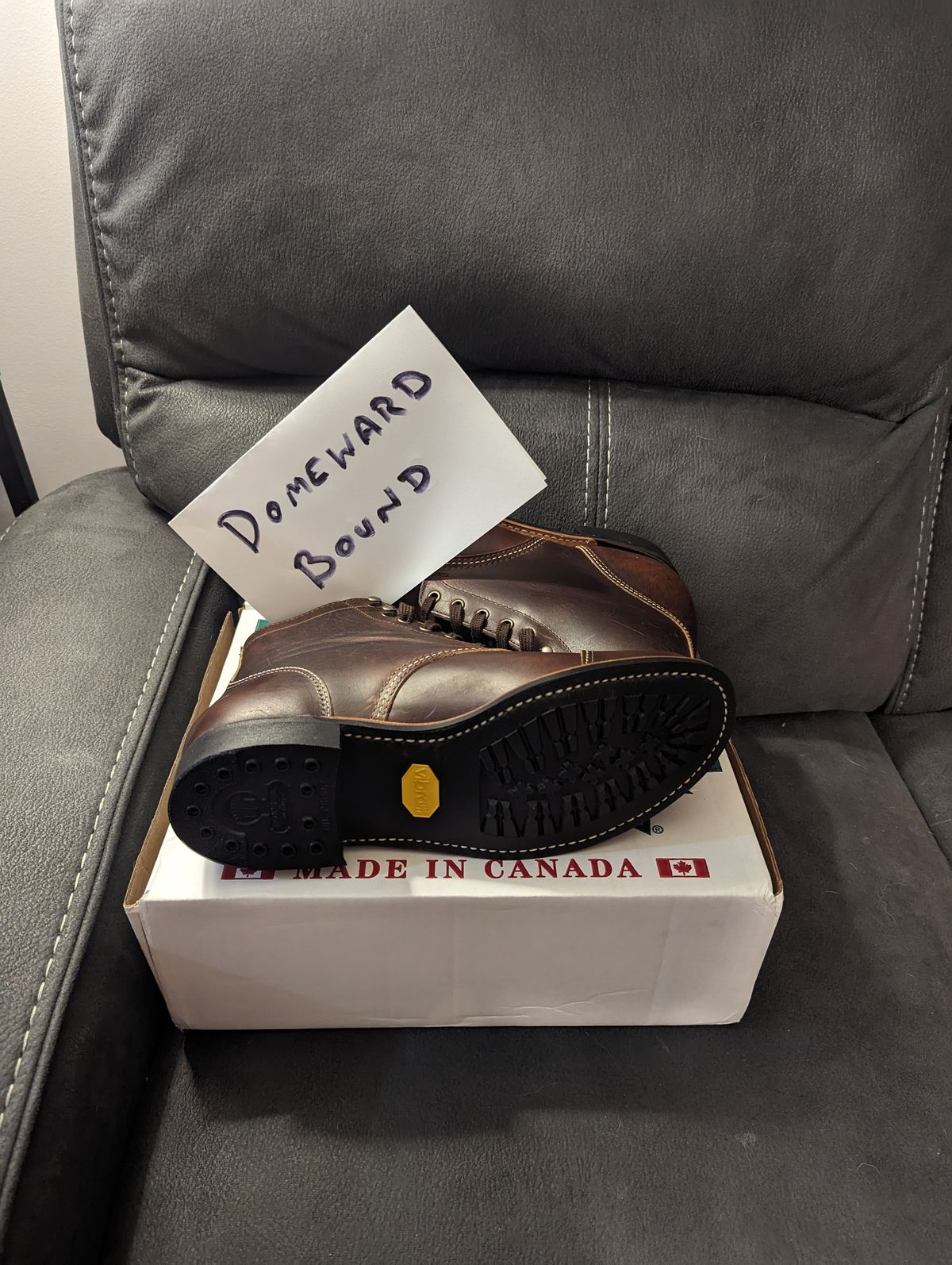 Photo by weltventurer on October 3, 2023 of the Canada West Boots WM. Moorby 2817 in Pecan Tumbled.