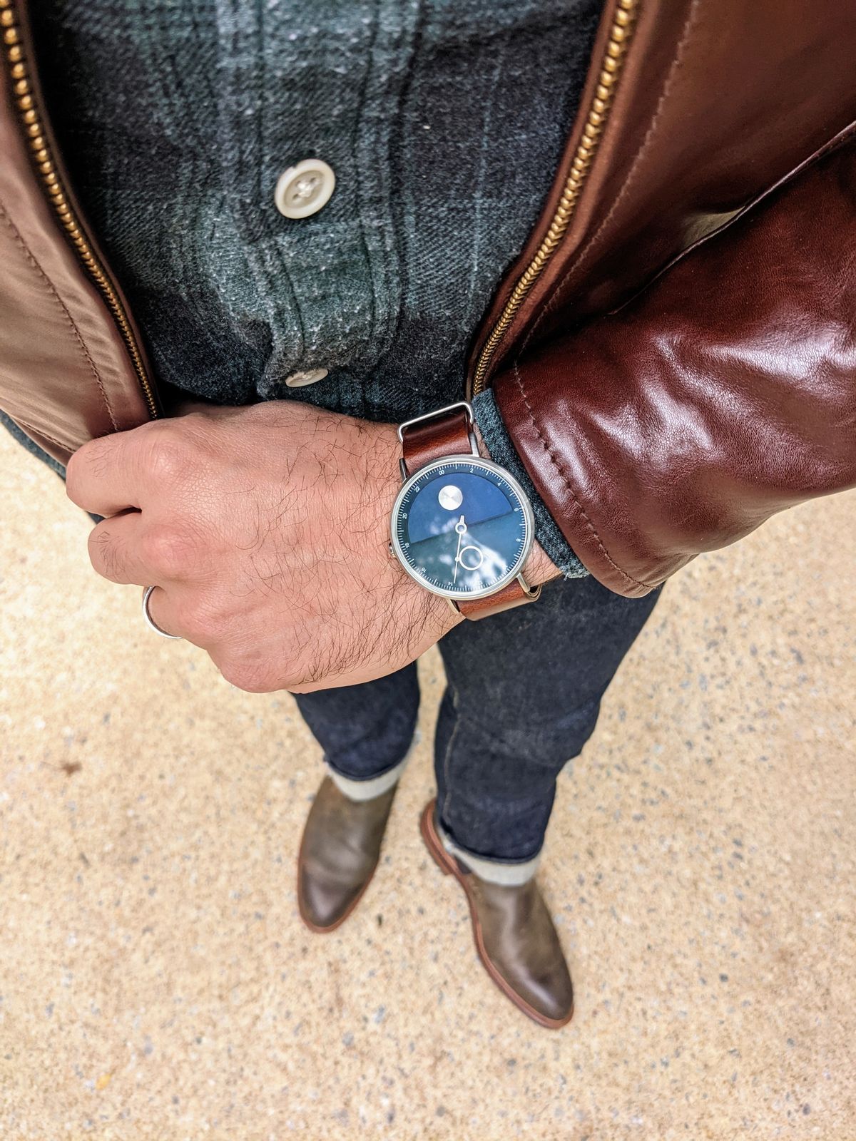 Photo by ganelo on October 4, 2022 of the Meermin Chelsea Boot in Caper Green Waxy Shell Cordovan.
