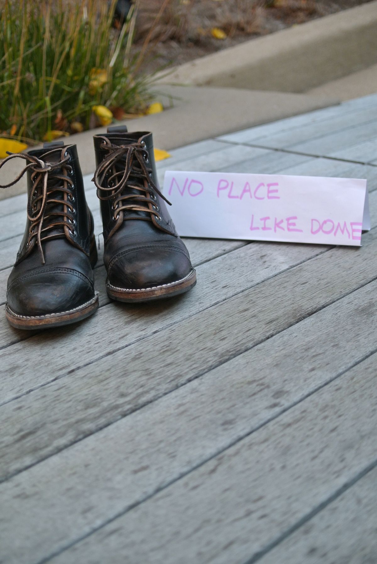 Photo by nootboot on November 5, 2022 of the Viberg Service Boot BCT in Maryam Black Teacore Horsebutt.
