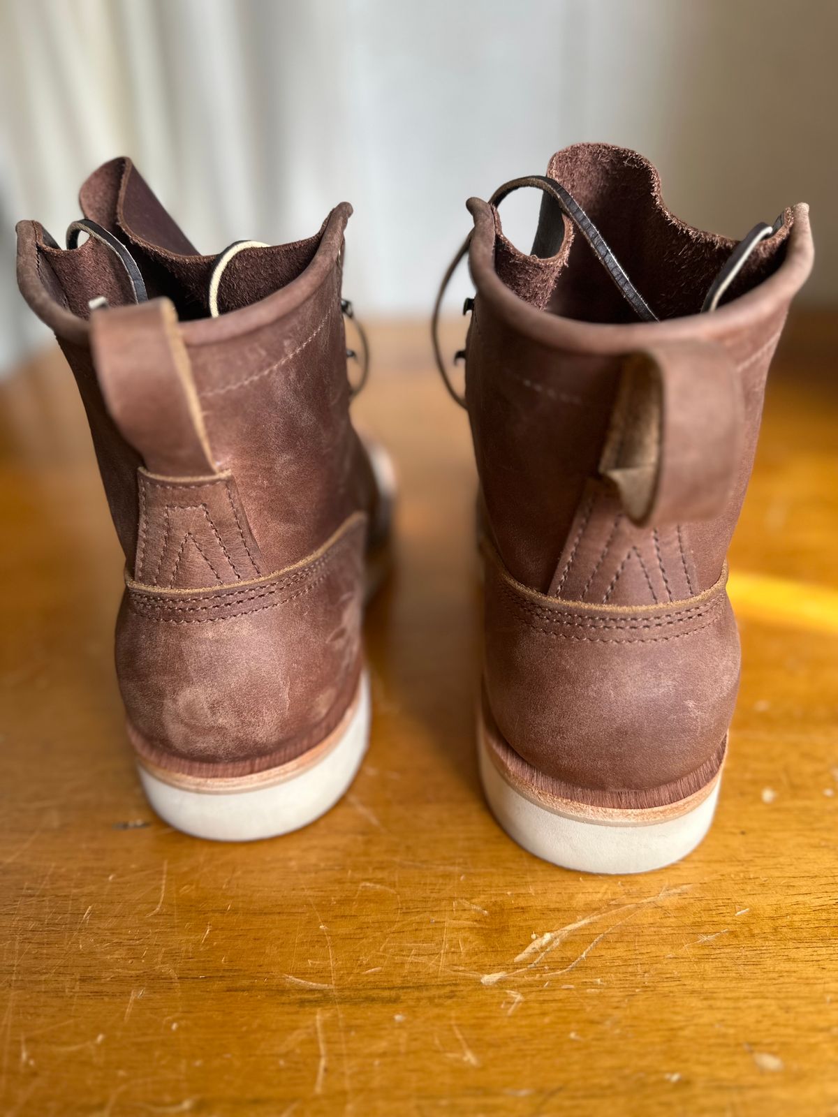 Photo by Hunter_Zenger on October 1, 2023 of the Nicks MTO in Horween Whiskey Predator.