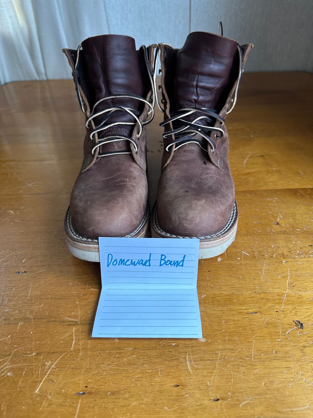 Photo by Hunter_Zenger on October 1, 2023 of the Nicks MTO in Horween Whiskey Predator.