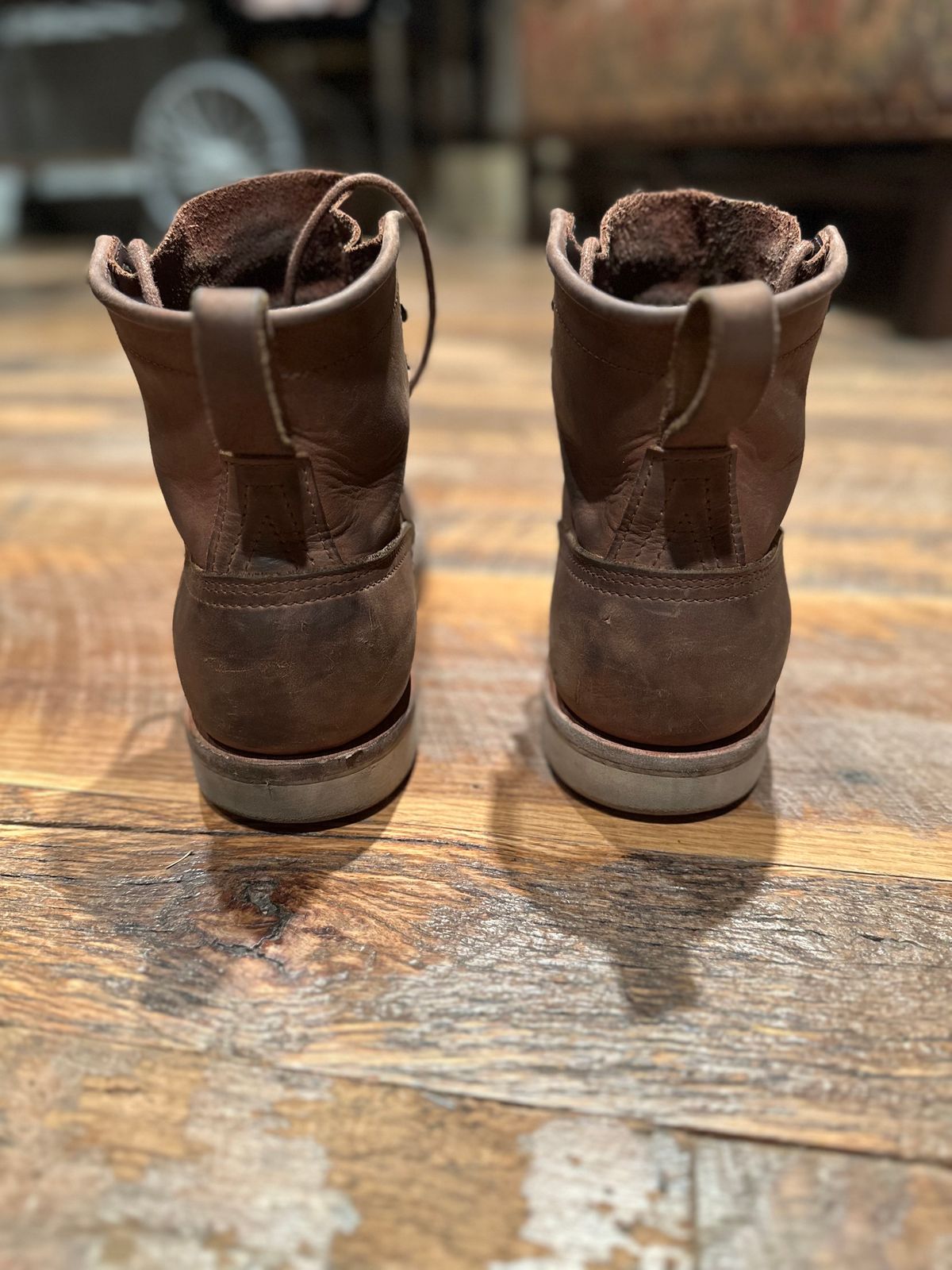 Photo by Hunter_Zenger on November 6, 2023 of the Nicks MTO in Horween Whiskey Predator.