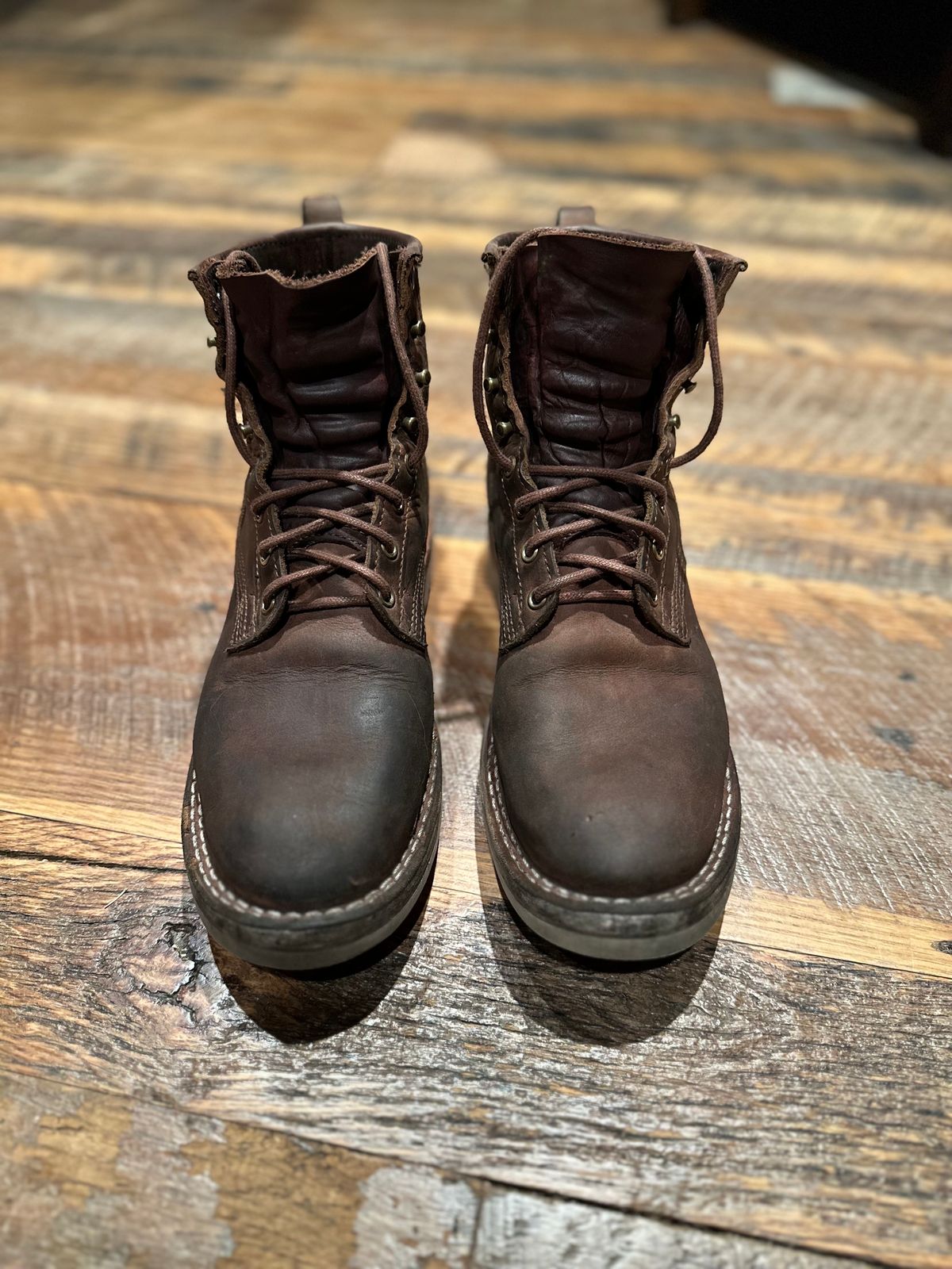 Photo by Hunter_Zenger on November 6, 2023 of the Nicks MTO in Horween Whiskey Predator.