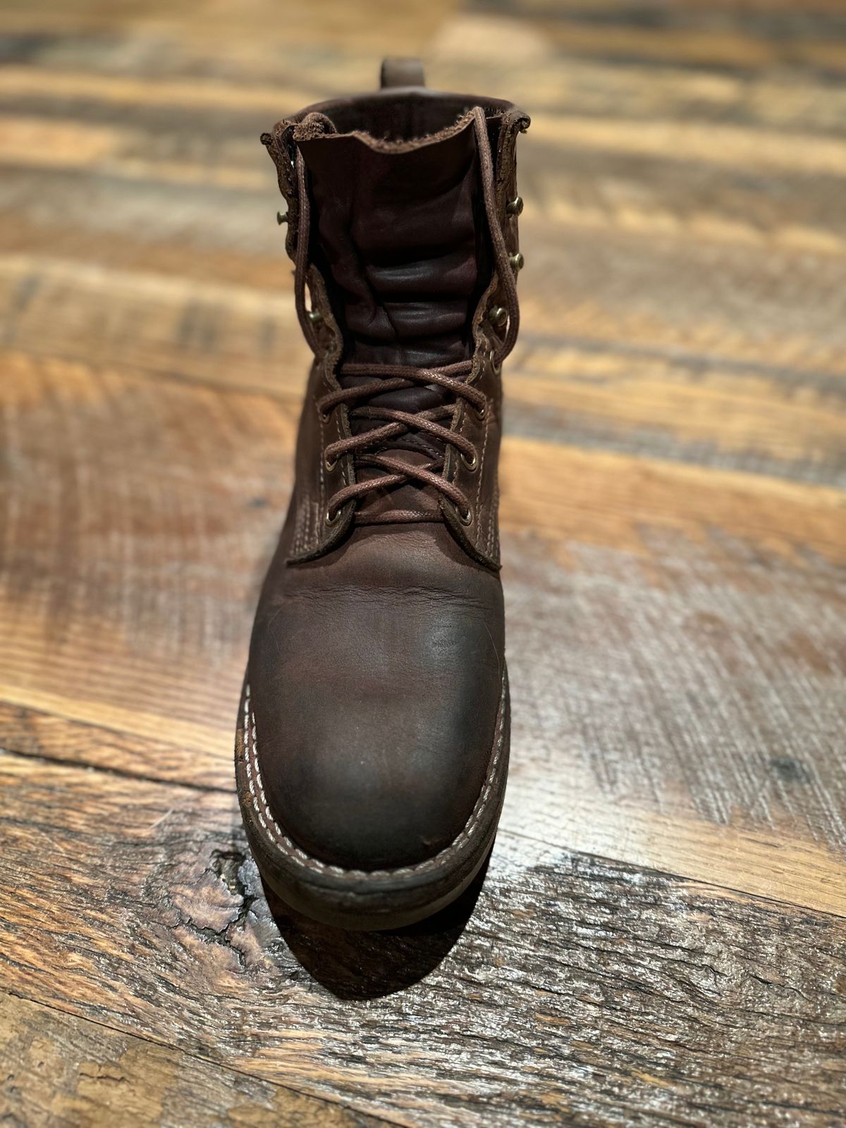 Photo by Hunter_Zenger on November 6, 2023 of the Nicks MTO in Horween Whiskey Predator.
