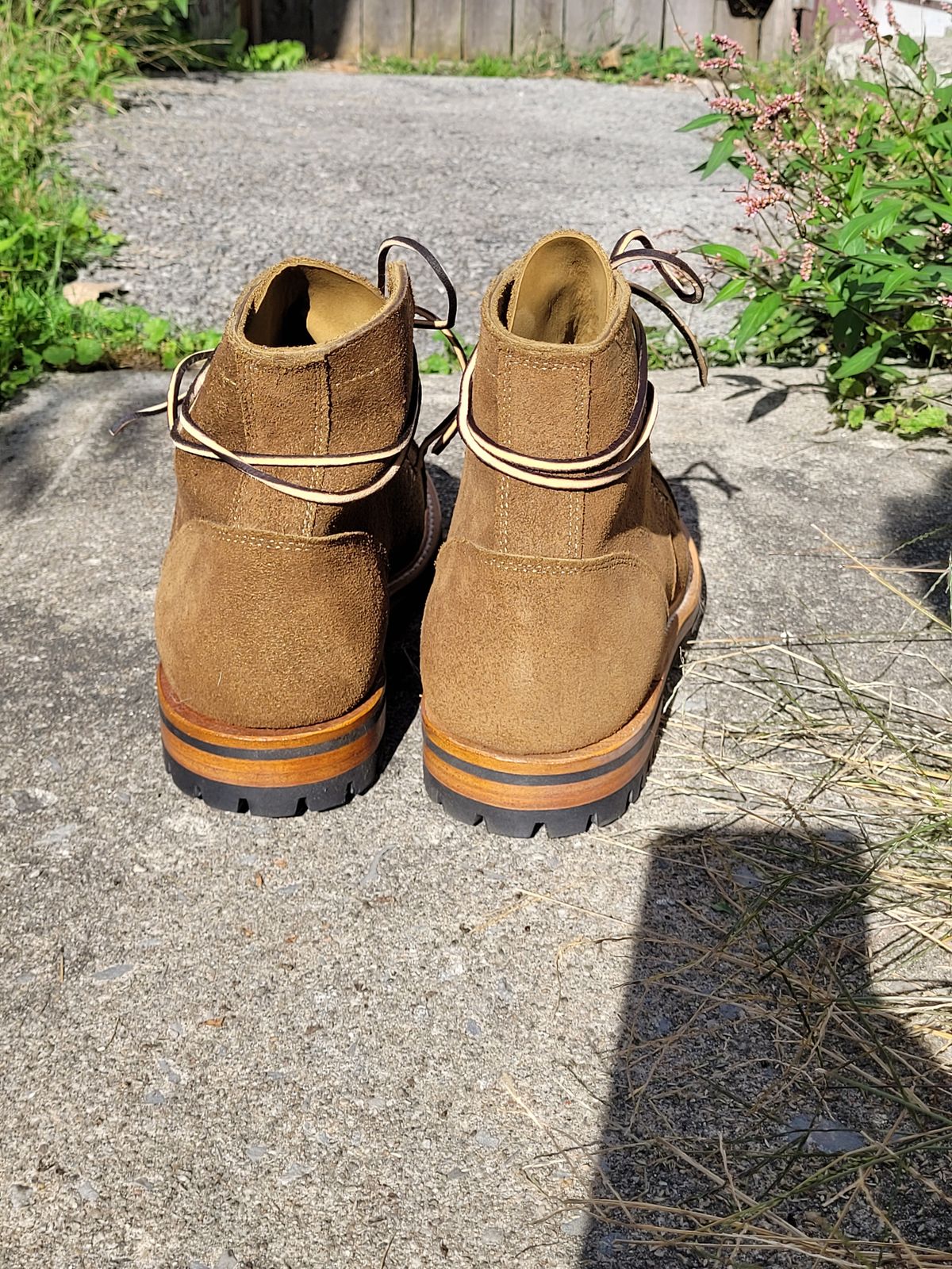 Photo by ct358545 on October 1, 2023 of the Truman Service Boot in Tasman Leather Group Coyote Roughout.