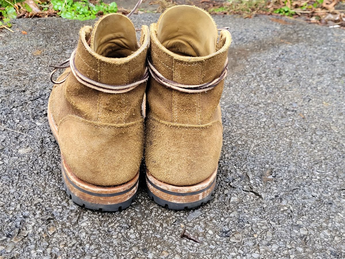 Photo by ct358545 on December 3, 2023 of the Truman Service Boot in Tasman Leather Group Coyote Roughout.