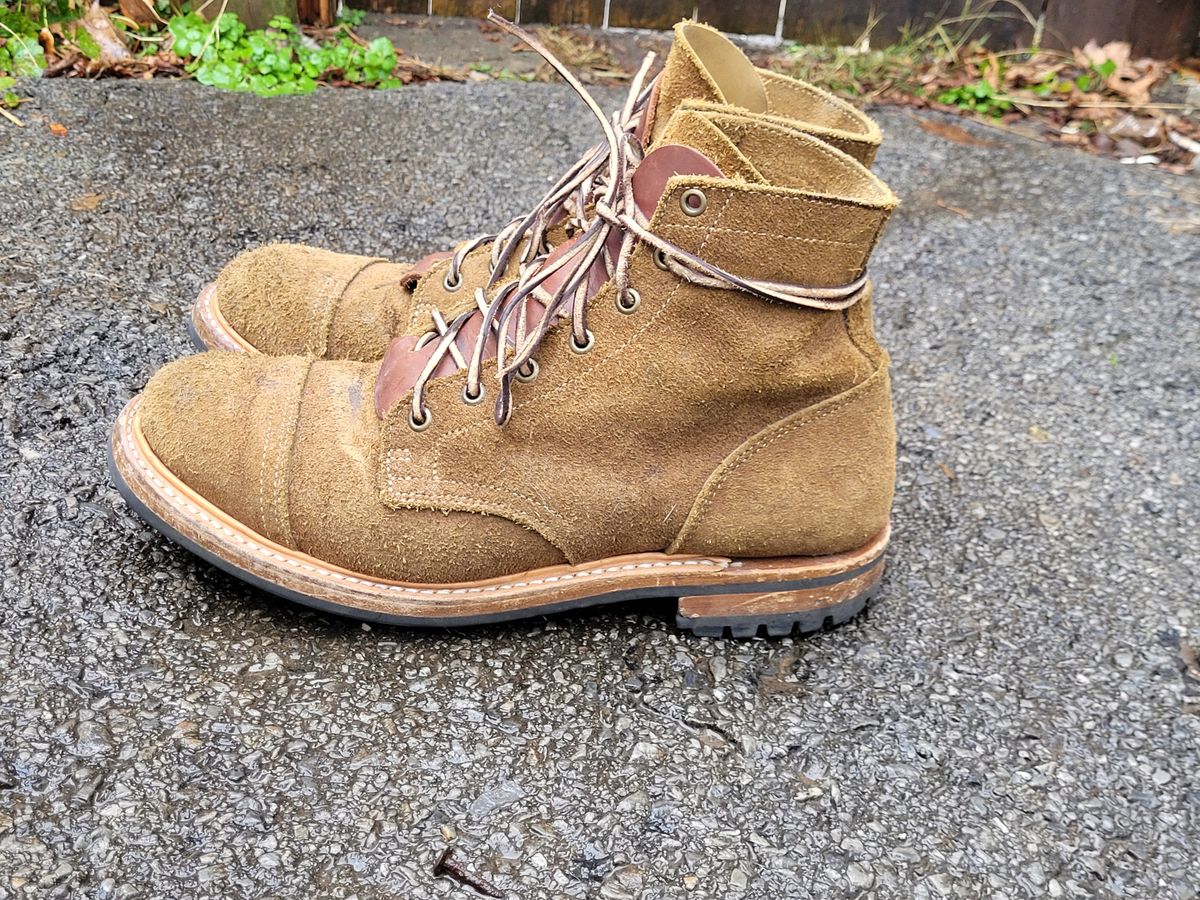 Photo by ct358545 on December 3, 2023 of the Truman Service Boot in Tasman Leather Group Coyote Roughout.