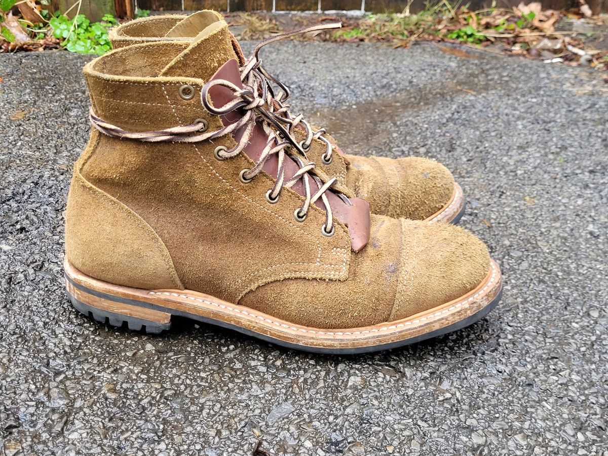 Photo by ct358545 on December 3, 2023 of the Truman Service Boot in Tasman Leather Group Coyote Roughout.