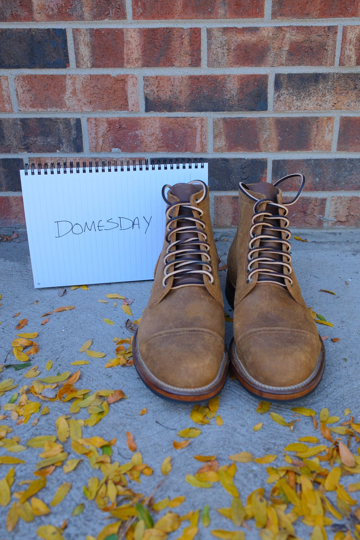 Photo by danadd94 on October 1, 2024 of the Viberg Service Boot in Horween Wheat Predator Roughout.