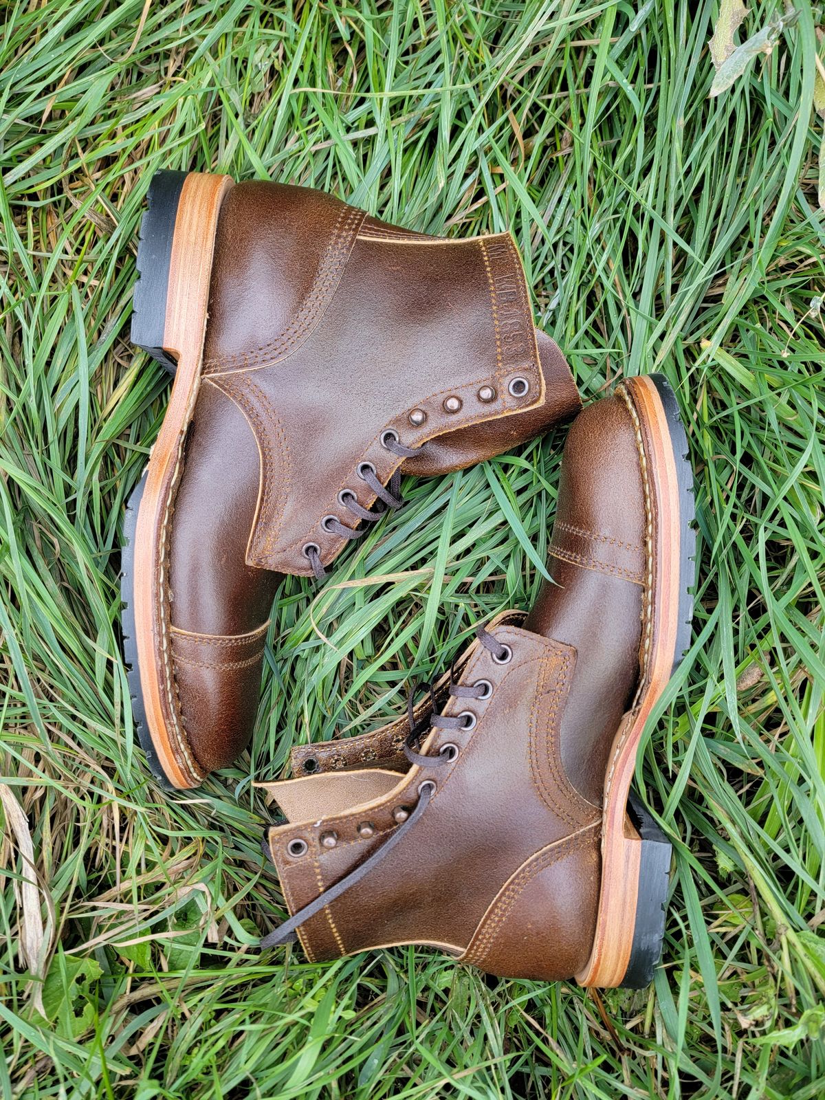 Photo by Hefe97 on October 1, 2022 of the White's MP-M1TC in Horween Cinnamon Waxed Flesh.