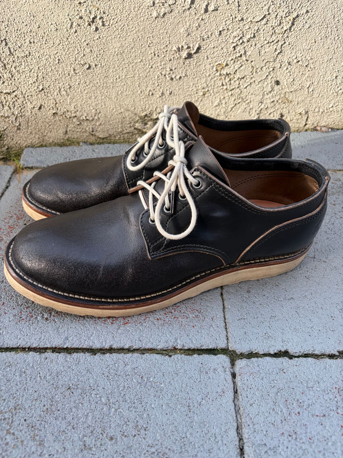 Photo by kenmar1010 on January 2, 2026 of the BHHB Stanley Street Shoe in Horween Black Waxed Flesh.