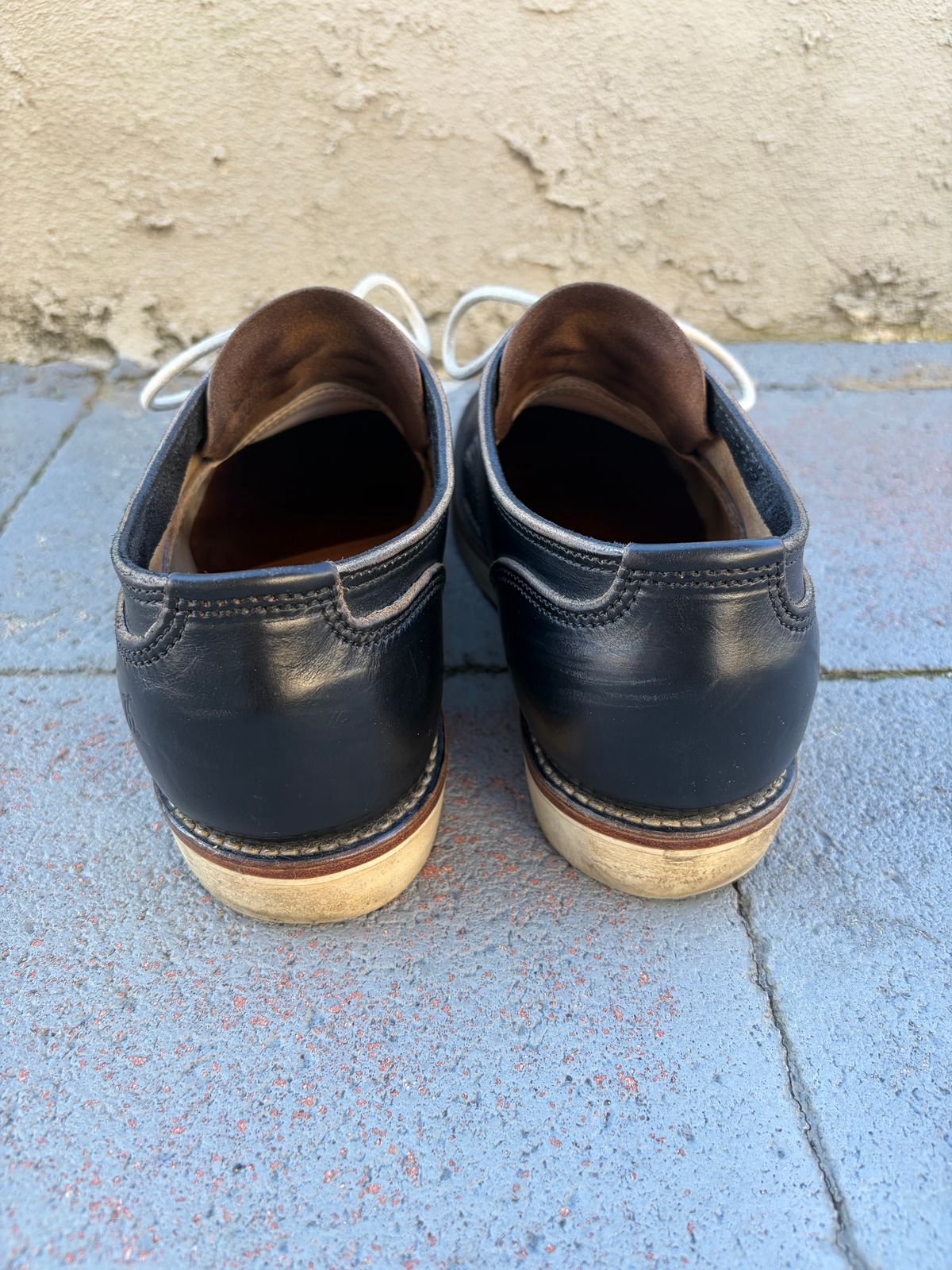 Photo by kenmar1010 on March 1, 2026 of the BHHB Stanley Street Shoe in Horween Black Waxed Flesh.