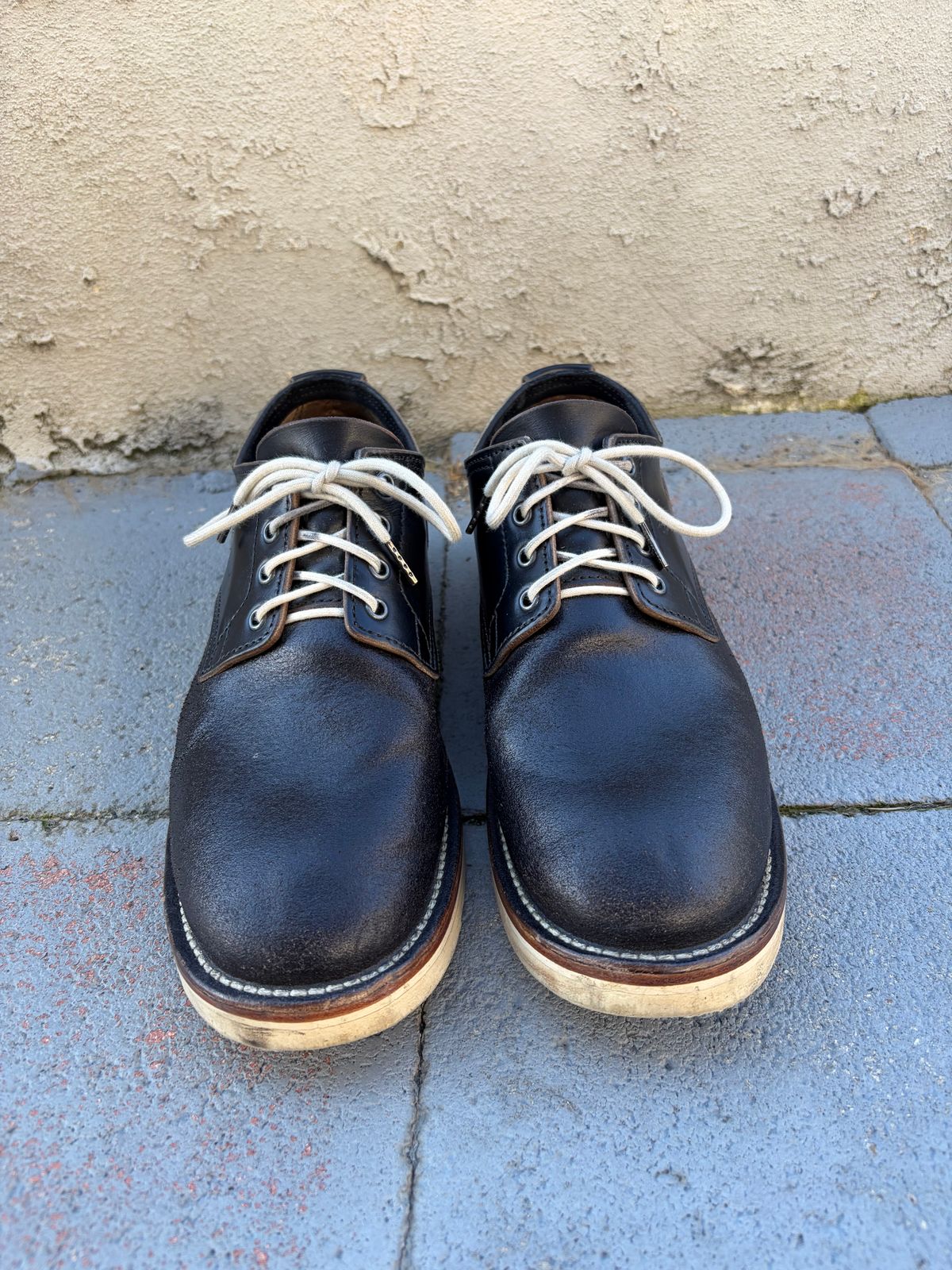 Photo by kenmar1010 on March 1, 2026 of the BHHB Stanley Street Shoe in Horween Black Waxed Flesh.