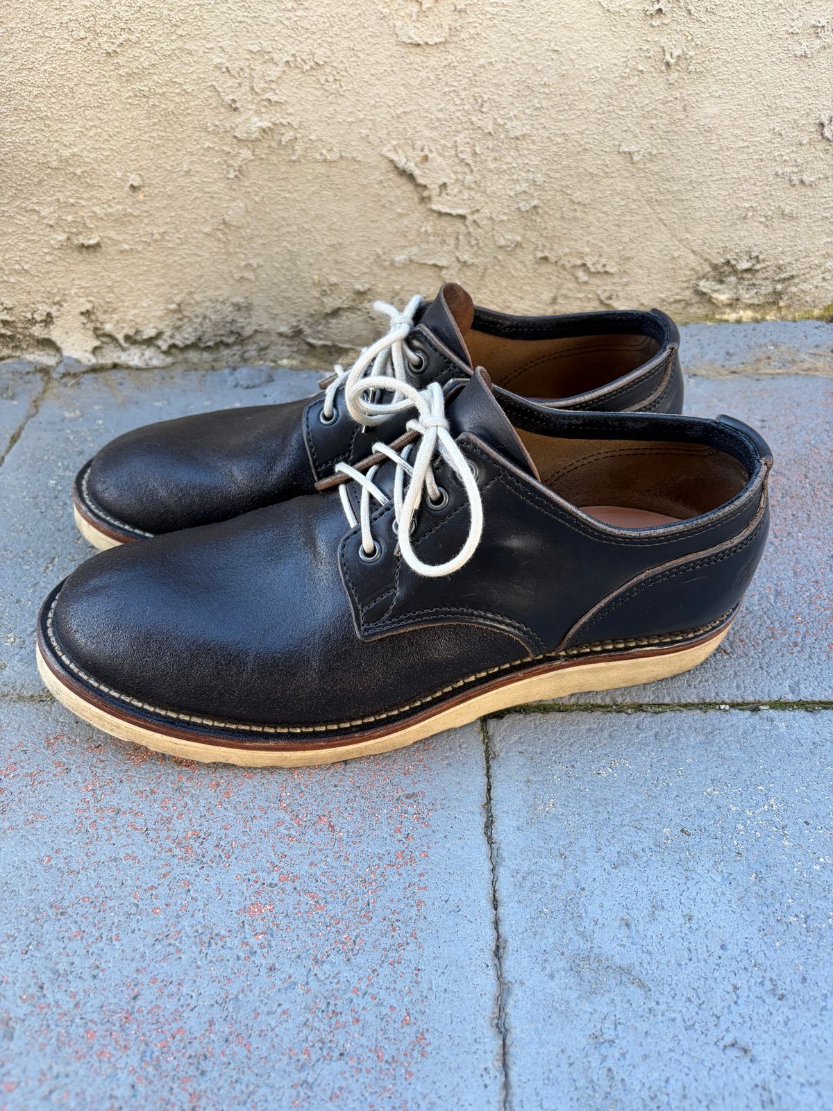 Photo by kenmar1010 on March 1, 2026 of the BHHB Stanley Street Shoe in Horween Black Waxed Flesh.