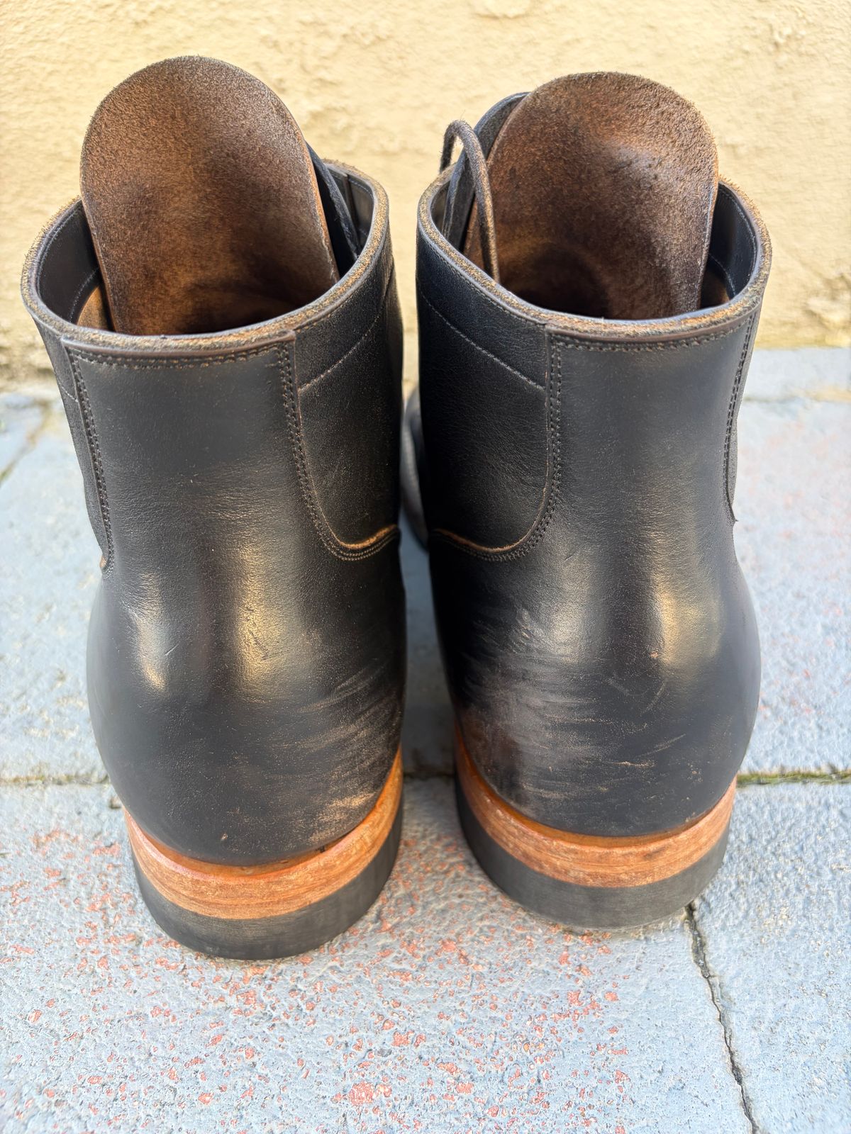 Photo by kenmar1010 on March 1, 2026 of the Viberg Service Boot in Horween Black Chromexcel.
