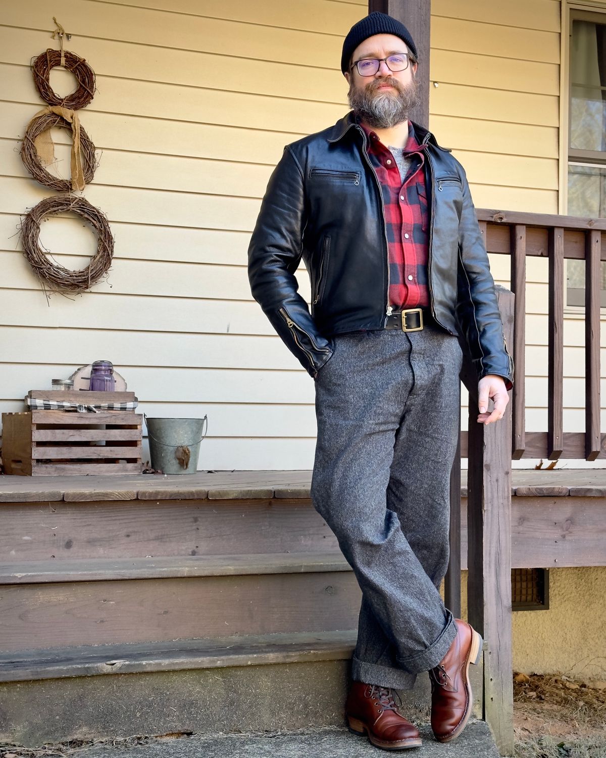 Photo by UglyJoe on January 21, 2024 of the White's Semi-Dress in Wickett & Craig Tan Oiled Latigo.
