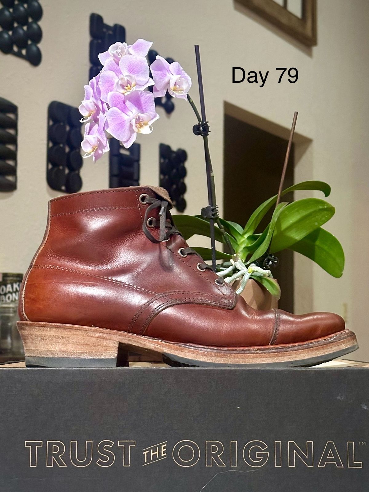 Photo by UglyJoe on January 23, 2024 of the White's Semi-Dress in Wickett & Craig Tan Oiled Latigo.