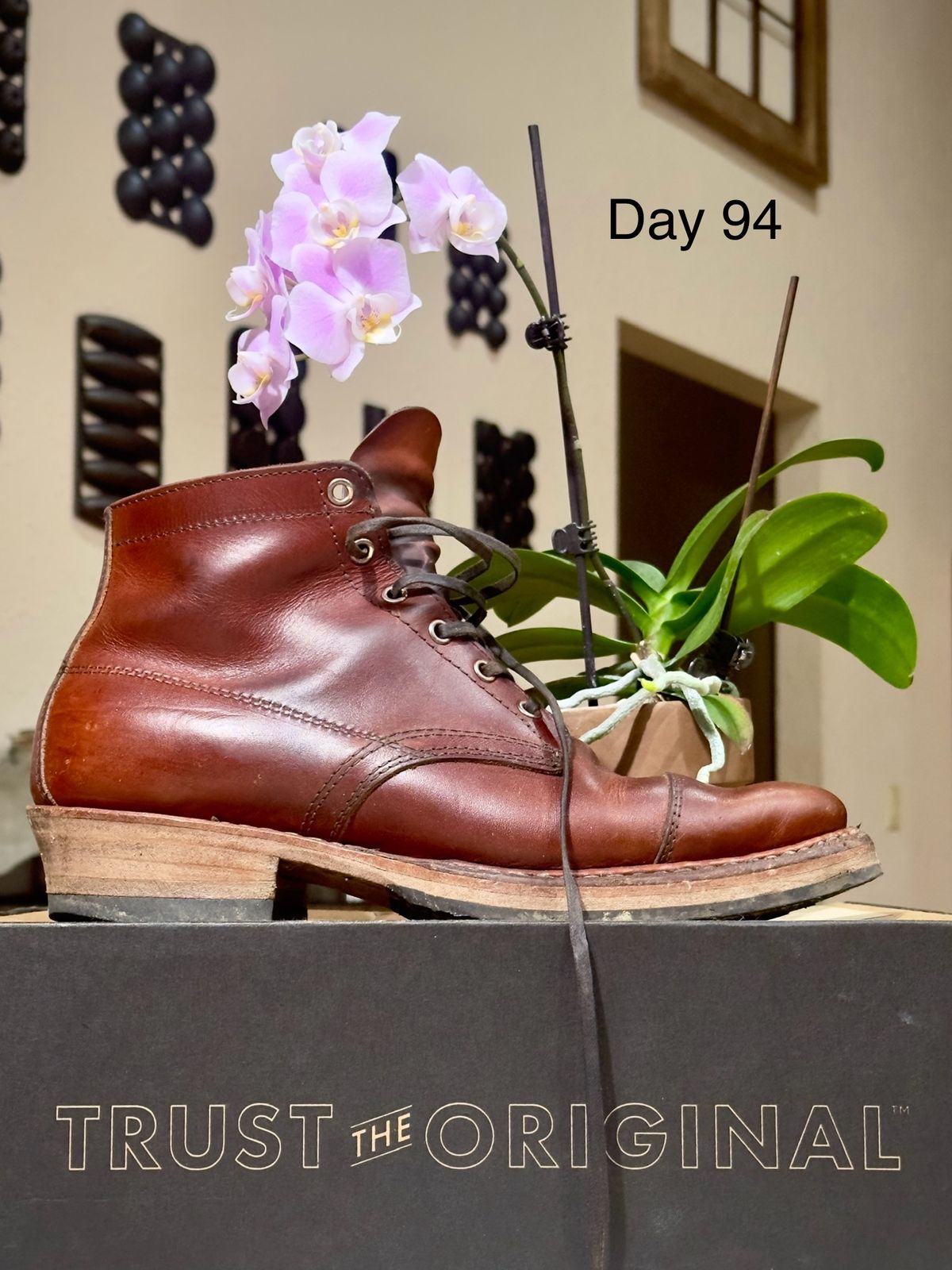 Photo by UglyJoe on February 13, 2024 of the White's Semi-Dress in Wickett & Craig Tan Oiled Latigo.