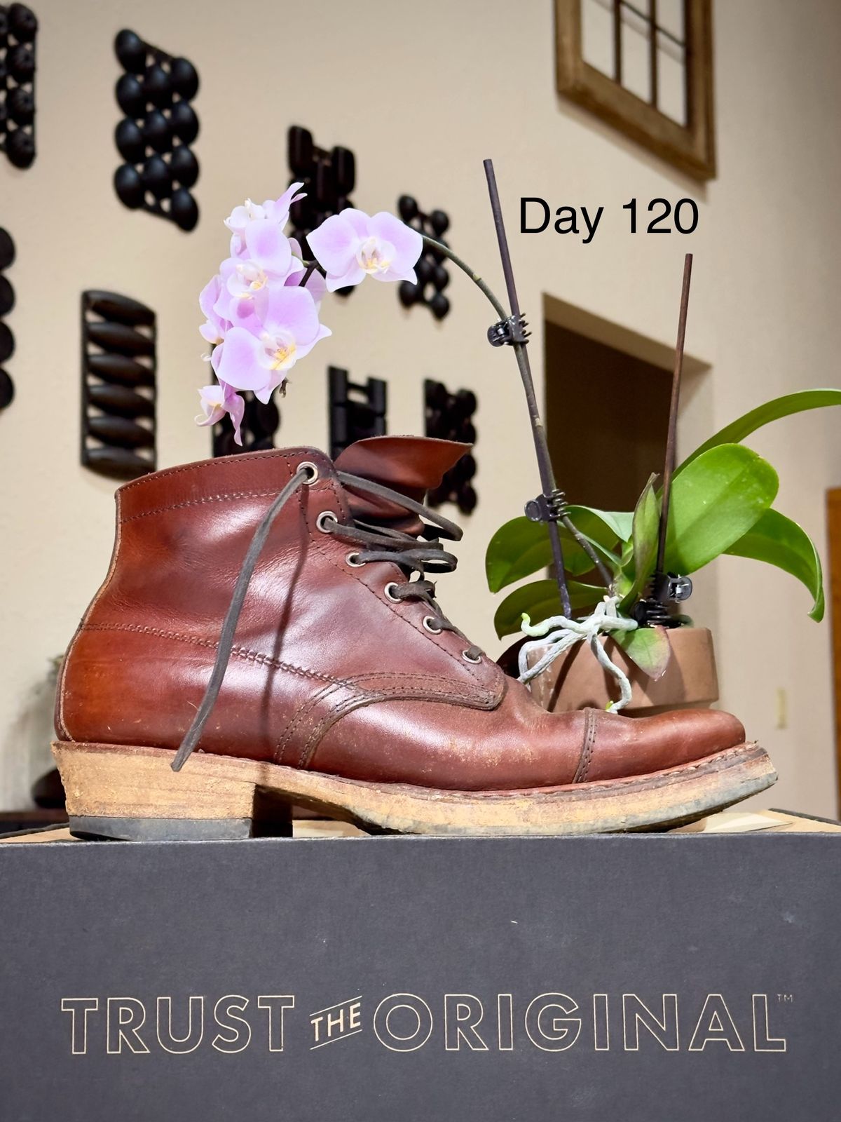 Photo by UglyJoe on March 18, 2024 of the White's Semi-Dress in Wickett & Craig Tan Oiled Latigo.