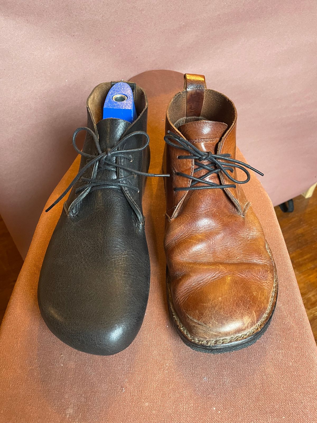 Photo by mainelyboots on September 16, 2023 of the Self-Made Chukka in S.B. Foot Saddle Voyager.