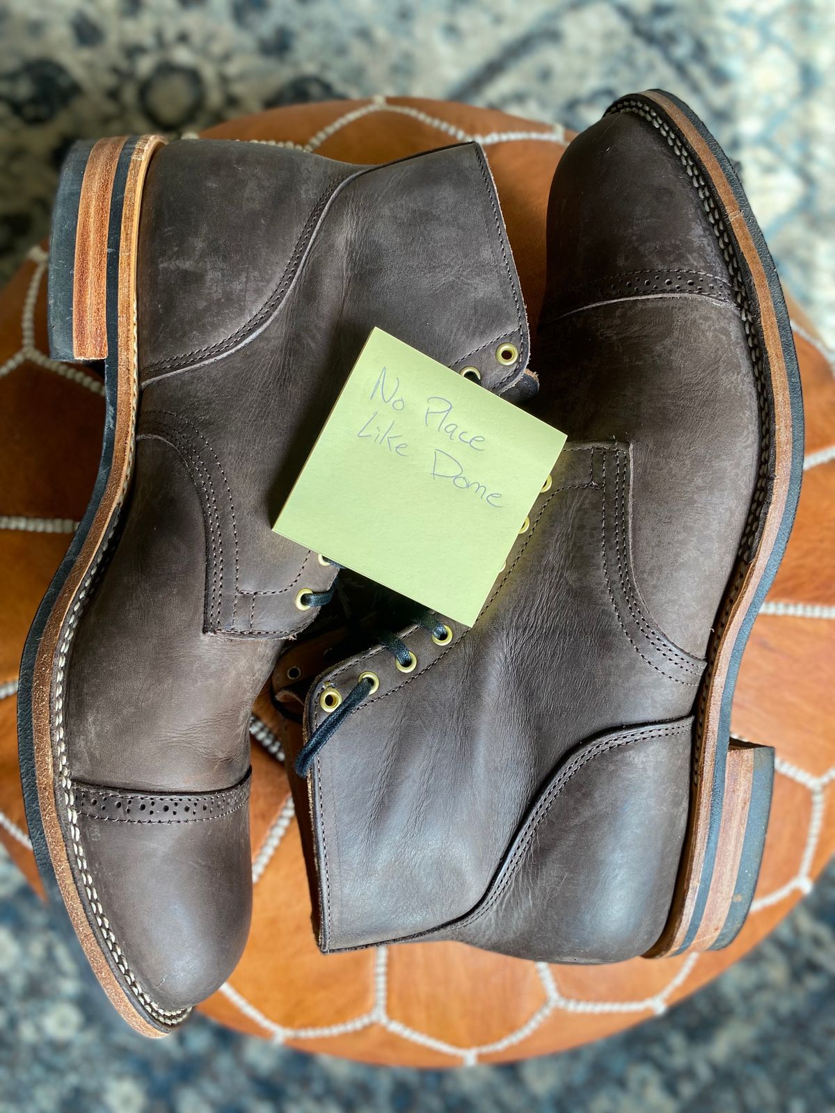 Photo by brogued on November 1, 2022 of the Viberg Service Boot BCT in Maryam 1071 Port Vitello Calf.