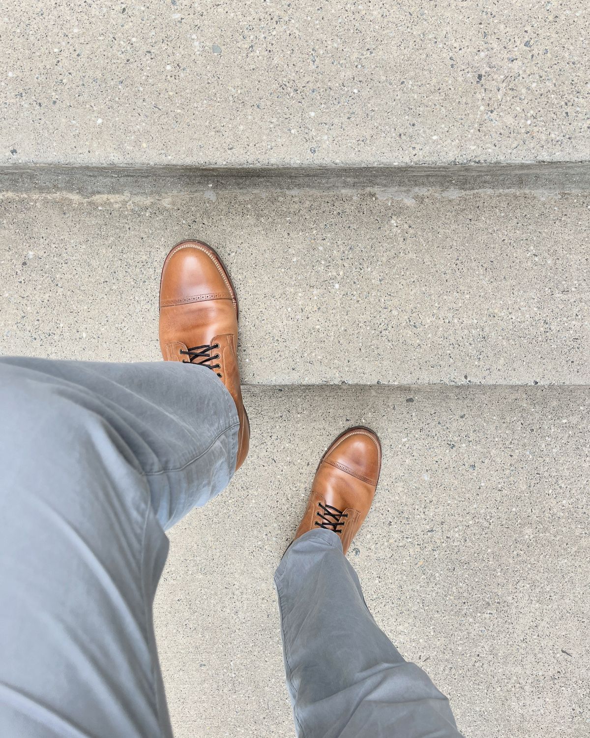 Photo by brogued on September 4, 2024 of the Viberg Service Boot BCT in Horween Natural Chromexcel.
