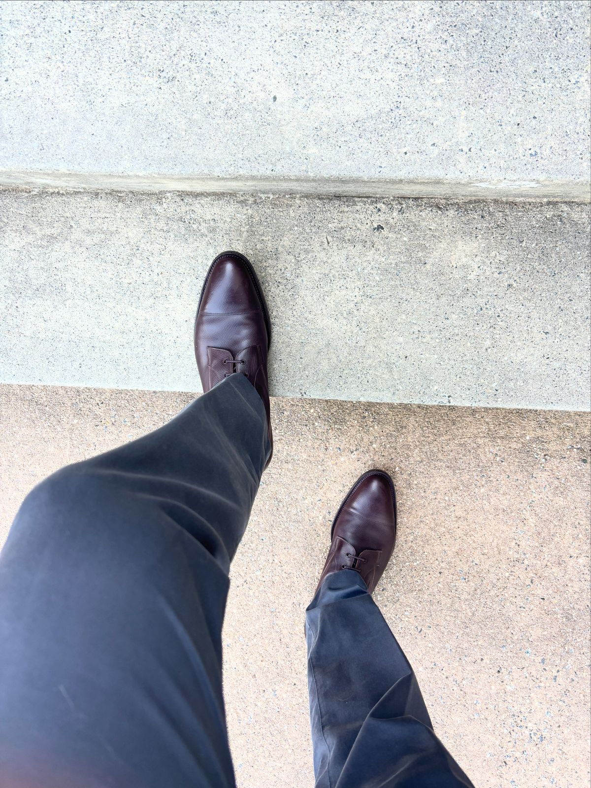 Photo by brogued on August 25, 2025 of the Edward Green Galway in Tanneries Haas Dark Brown Utah.